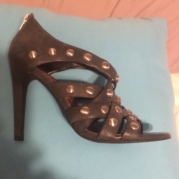 Jessica Simpson Shoes - Jessica Simpson Black Studded Heels